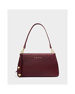 Katie Loxton Nova Woven Texture Clutch - Black